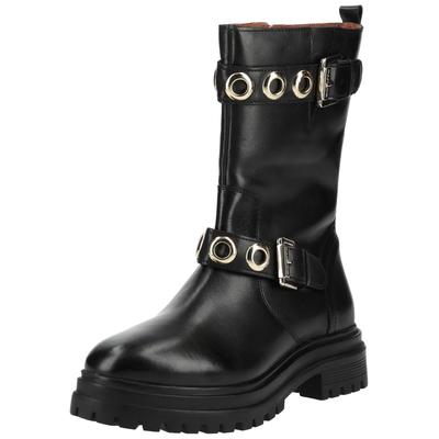 Bikerboots GIOSEPPO "GIOSEPPO Stiefel Leder", Damen, Gr. 39, schwarz, Leder, Schuhe Bikerboots