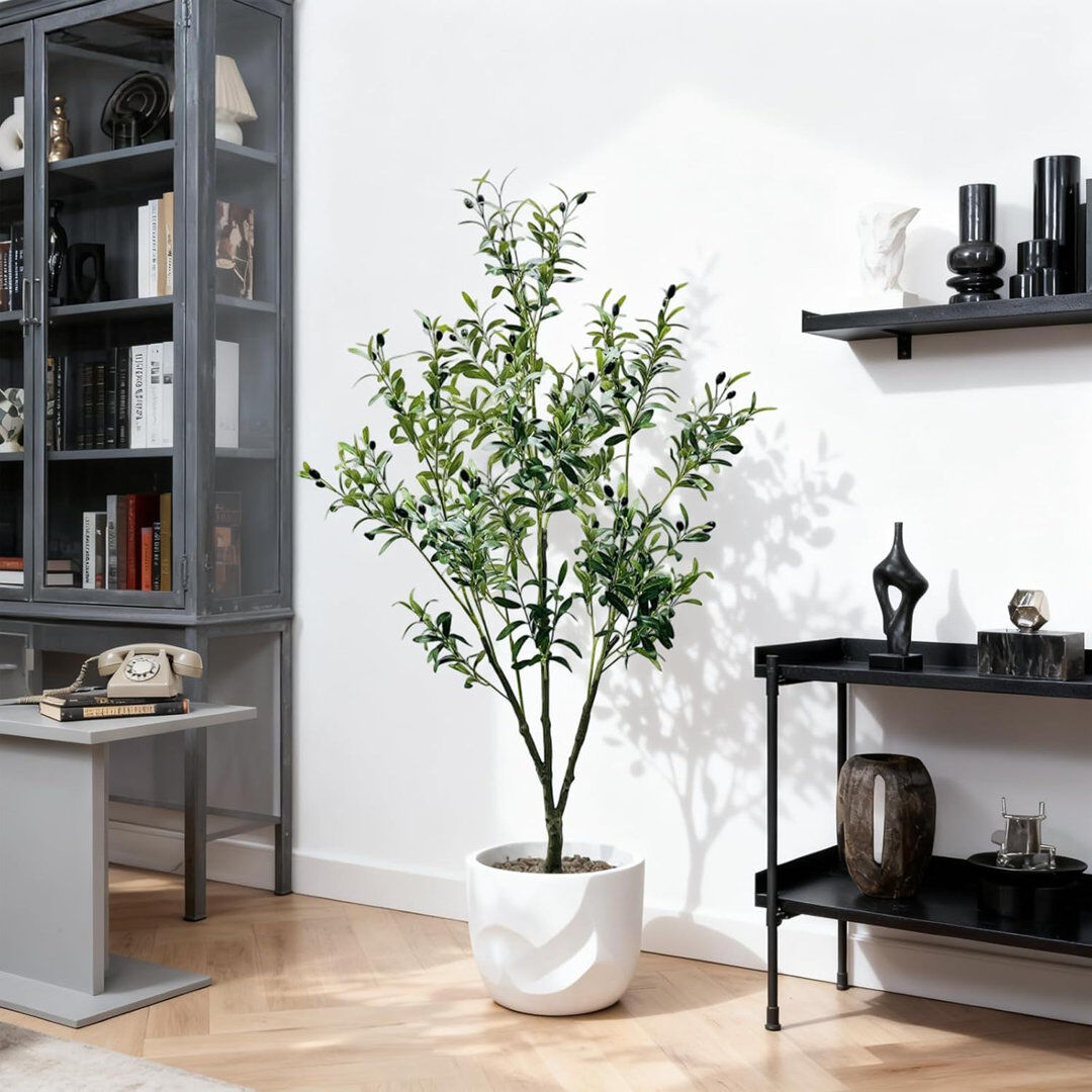 Brayden Studio Faux Plant Green 150cm x 18cm