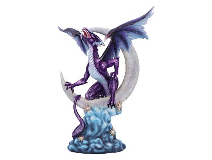 Nemesis Now Tarek Figur 32 cm, Kunstharz, Drachen-Skulptur, Gothic-Fantasie-Merchandise, gegossen aus feinstem Kunstharz, handbemalt