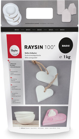 Gießpulver Raysin 100, weiß, 1 kg