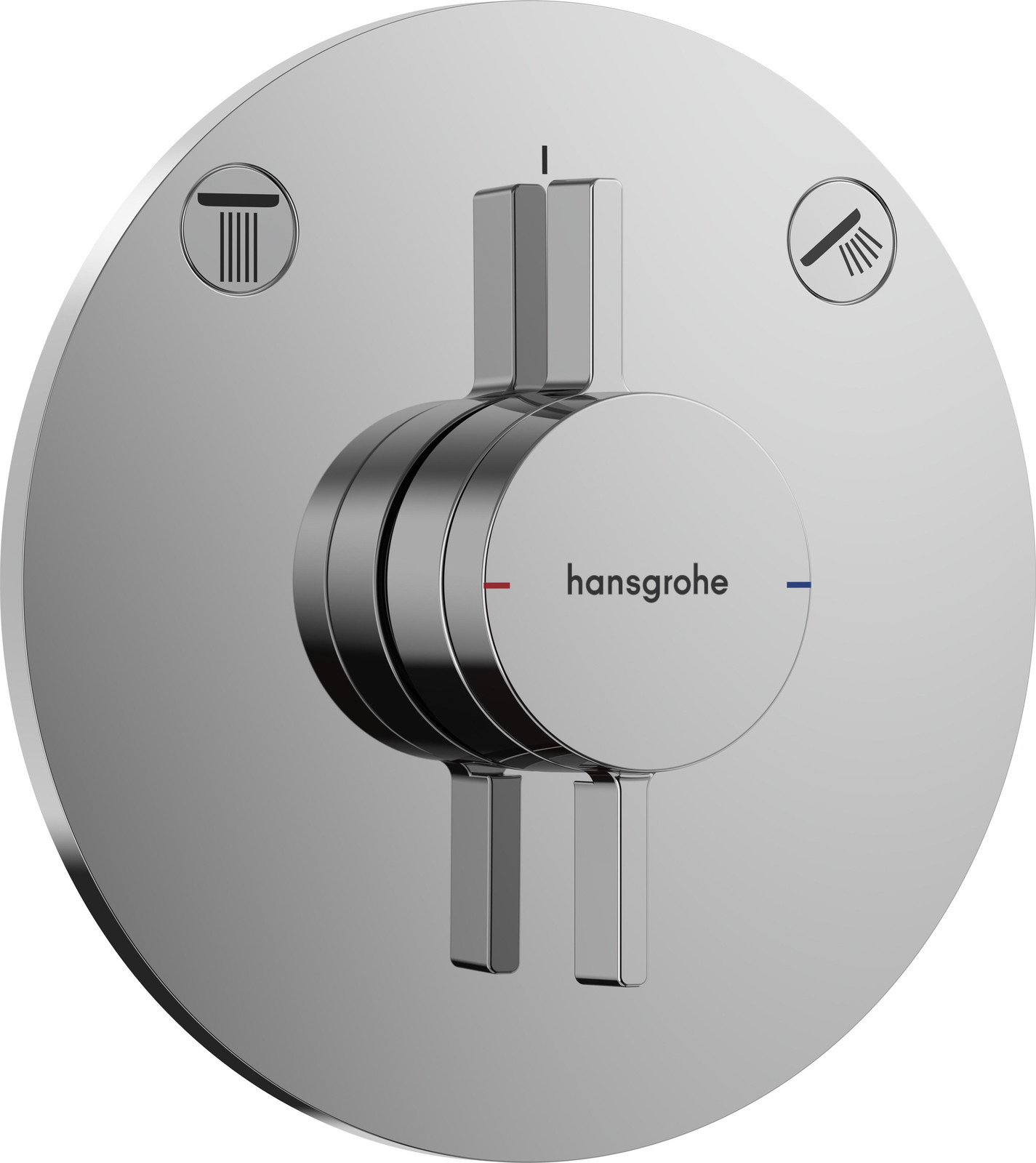 Hansgrohe DuoTurn S mengkraan met 2 aansluitingen, debietregeling en omsteller, chroom