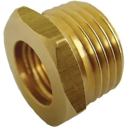 EWO, Zubehör Druckluftwerkzeug, Reduziernippel Messing Aussengewinde G 3/4 ′′ Innengewinde G 1/2 ′′