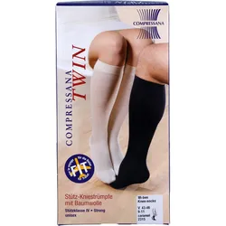 Compressana Twin Kniestrumpf 5 Schwarz 2 ST