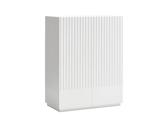 Design Highboard „Doric“ Weiss Teulat