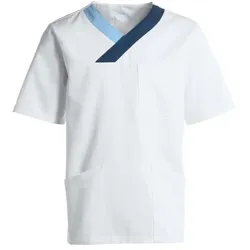 Unisex Schlupfkasask "2548" - XS - weiß/blau