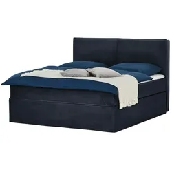Boxi Boxspringbett 160 x 200 cm  Boxi Urban ¦ blau ¦ Maße (cm): B: 160 H: 125