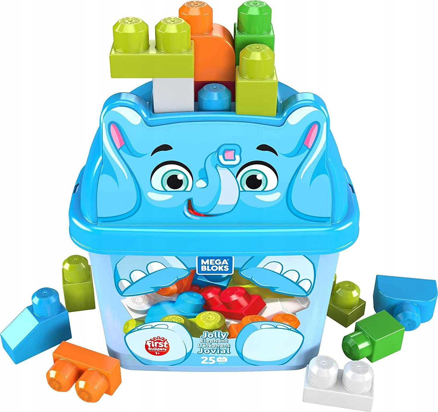 Mega Bloks First Builders Olifantenset - 25 blokken