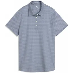 Puma, Damen, Sportshirt, W Broken Links SS Polo (L), Blau, L