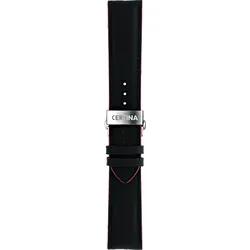 Certina - Leder Lederarmband DS Podium Chrono 22mm C600021414 - genarbt,rind,schwarz