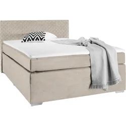Boxspringbett Mali New in Cappuccino ca. 140x200cm