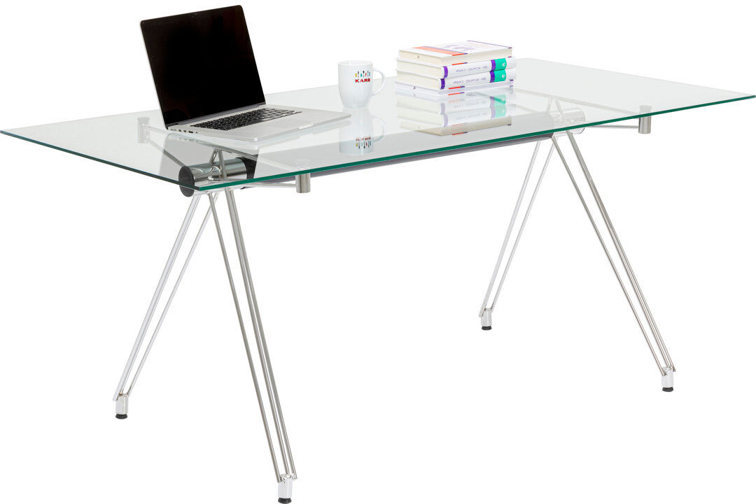 KARE Design Table Base Officia Bureau Transparent 71cm H X 115cm W X 68cm D