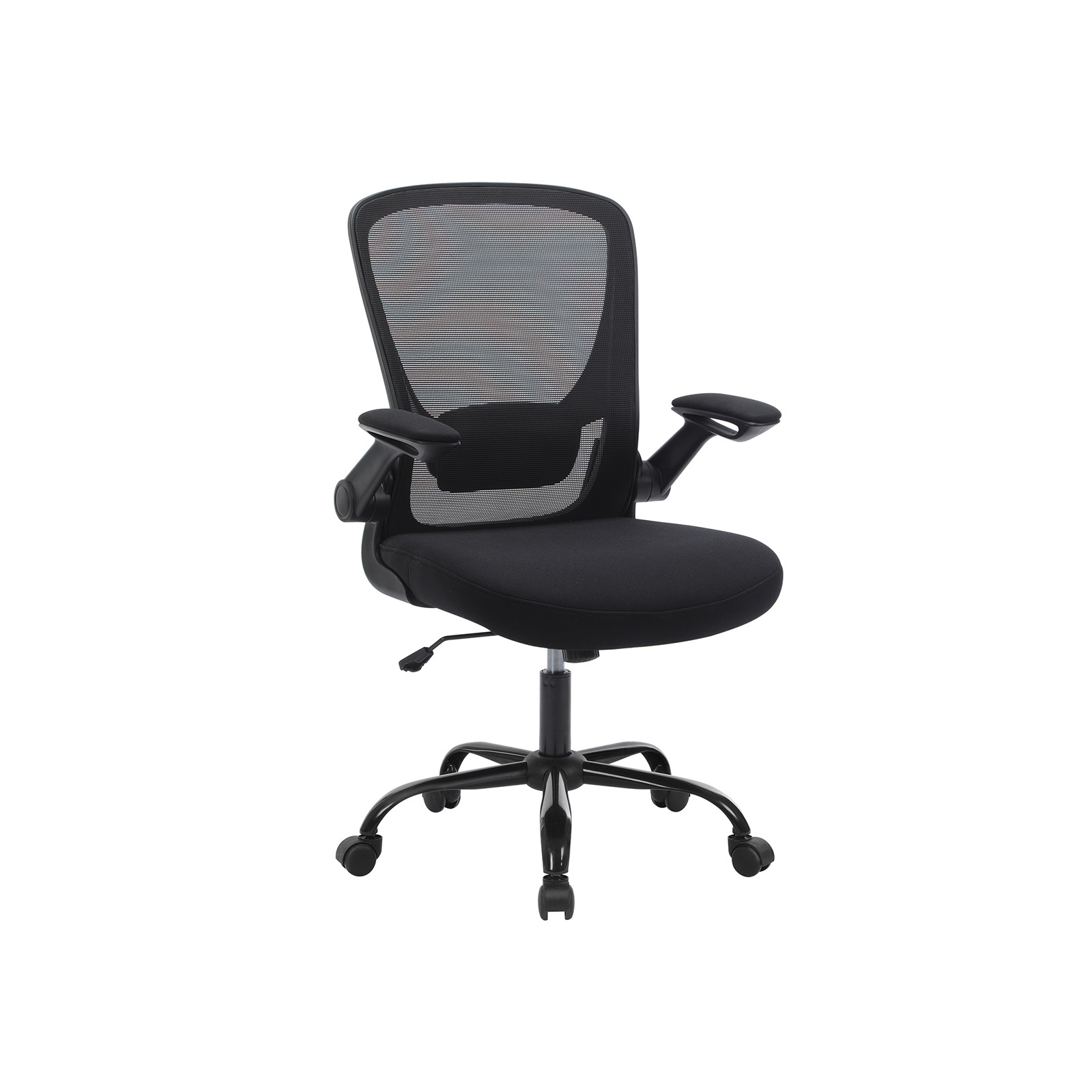 SONGMICS Bürostuhl mit hochklappbaren Armlehnen B34OBN37BK