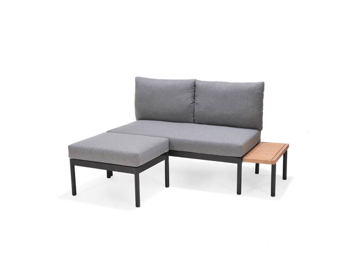 ScanCom Copenhagen-Monroe Lounge set aus Sofa / Ottomane / Tisch