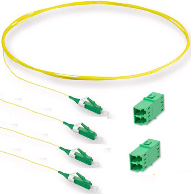 Corning Pigtail + Set de coupleur LCAPC 4/2 Duplex BAT-PSY-22RT (BAT-PSY-22RT)