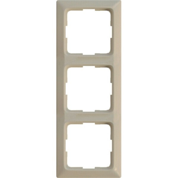 Legrand Creo 3-voudig frame, crèmekleurig