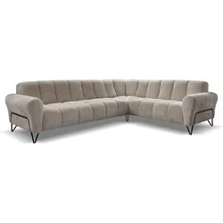 ECKSOFA Volare ohne Schlaffunktion Cappuccino links