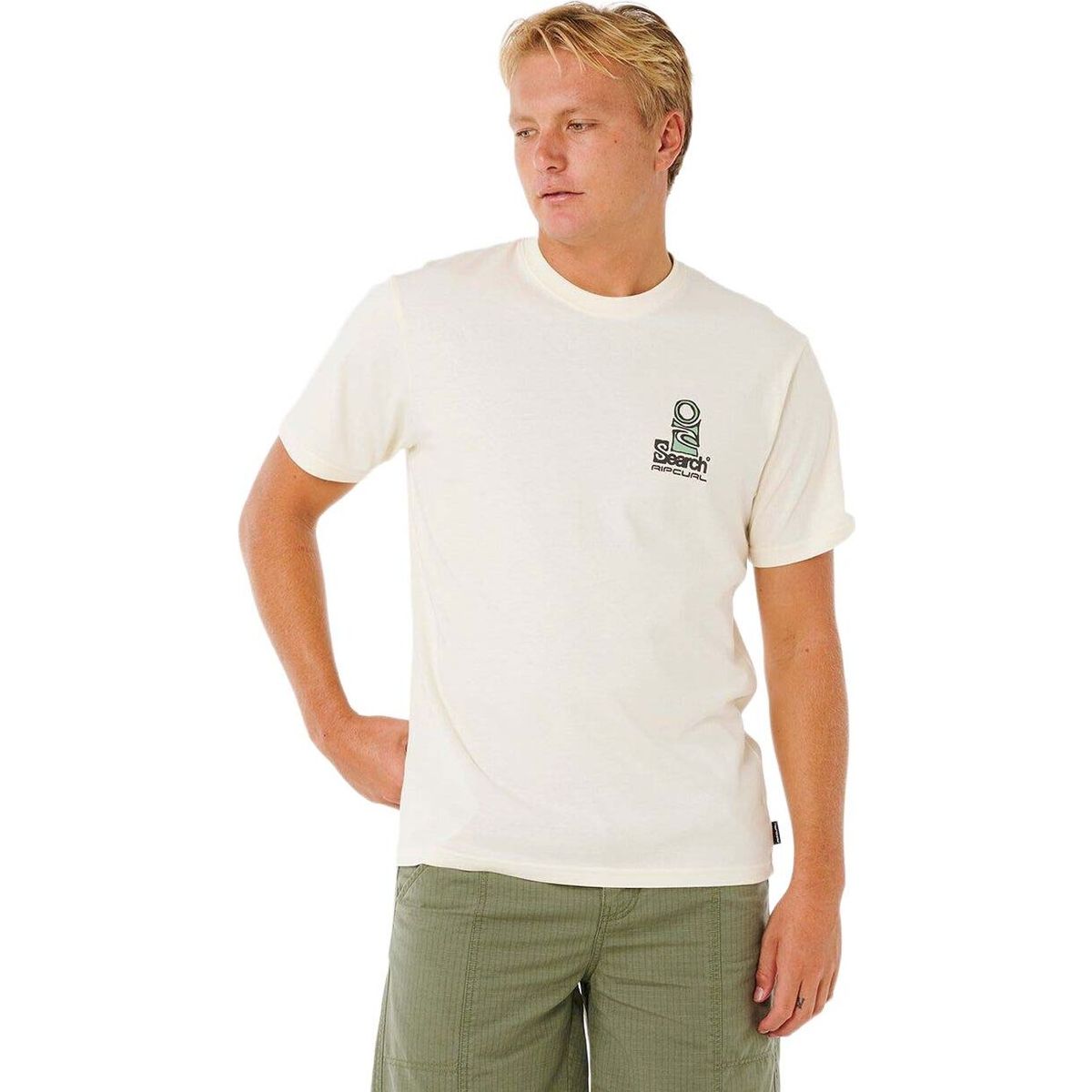 RipCurl Vaporcool Search Stack Tee bone (3021) 2XL 0K5MTE-3021-2XL