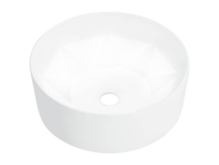 Vidaxl Lavabo 36x14 cm Keramik Weiß