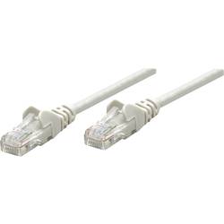 Intellinet 325950 RJ45 Patchkabel CAT 5e U/UTP 10.00 m Grau 1 St.