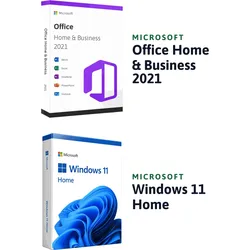 Microsoft Windows 11 Home + Microsoft Office 2021 Home & Business