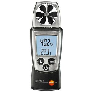Testo Anemometer 0560 4102, 410-2, mit Flügelrad, bis 20 m/s, mit Thermo-Hygrometer