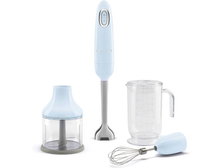 SMEG Stabmixer HBF03 , blau (pastellblau), B:6,5cm H:41,4cm T:6,5cm, Mixer, Stabmixer