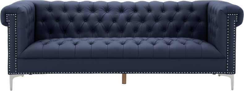 B2B Partner Dreisitzer-Sofa RICK, 3 Sitze, blau