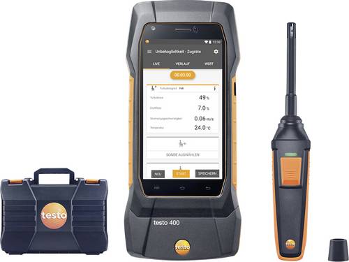 Testo 400 - Gebrauchsnormal Set Umweltmesstechnik-Set Druck, Temperatur -40, 0 - 150, 200°C, hPa