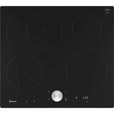 NEFF Induktions-Kochfeld "T56PTF1L0", schwarz, B:57,2cm H:5,6cm T:51,2cm, Kochfelder, Präzise Steuerung mit Twist Pad & Powerstufe für schnelle Hitze