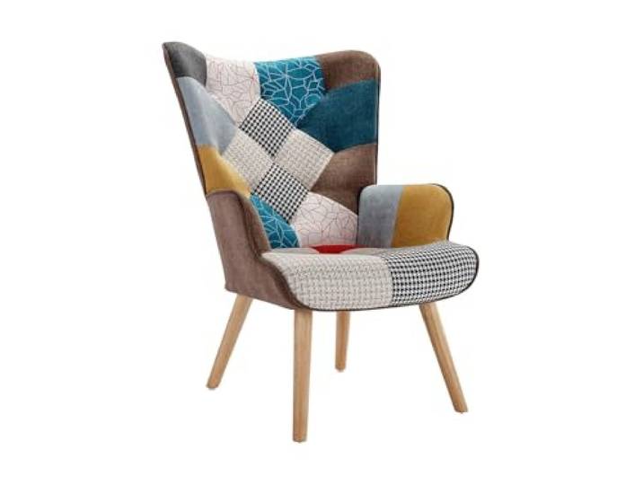 Vente-unique Sessel - Stoff - Patchwork - VATELY