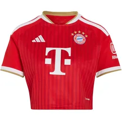 adidas FC Bayern München Cropped Heimtrikot 2026/27 Damen KE8586 - better scarlet/white S