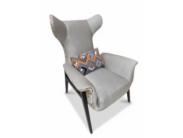 Xlmoebel Sessel Sitzer Design Wohnzimmer Polster Holz Sofa modern dekorativ (Sessel), Made in Europa