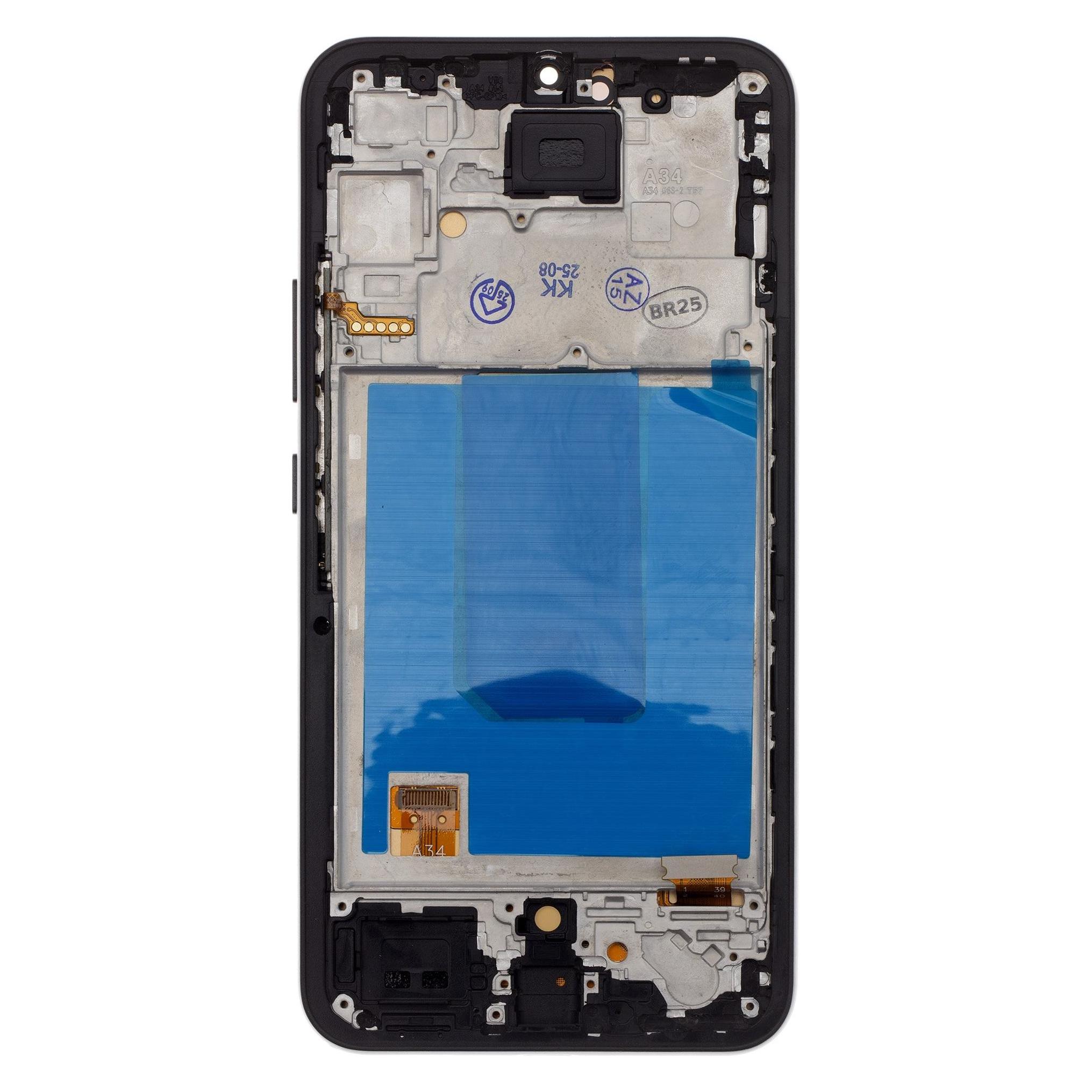 Samsung LCD-Display + Touch-Einheit + Frontabdeckung für A346B Galaxy A34 5G Graphit (Display, Samsung Galaxy A34 5G) (57983118272)