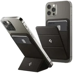 Spigen Smart Fold (Apple iPhone 12), Smartphone Hülle, Grau