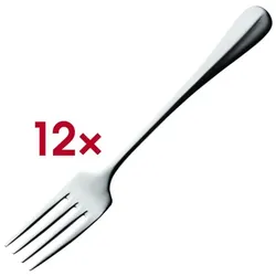 Solex 12er Pack Dessertgabel »Baguette« silber