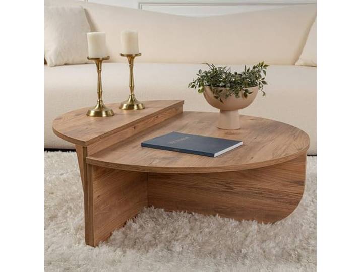 Dmora Couchtisch Feglino 90x60x35h cm Braun