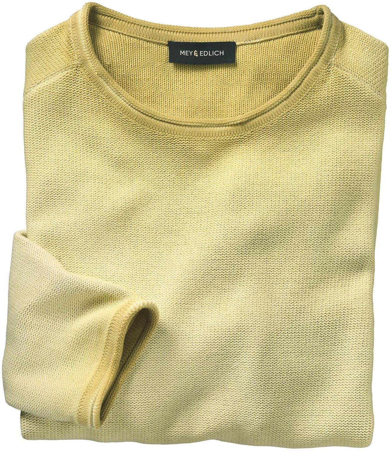 Mey & Edlich Gegenton-Pullover Gelb 56