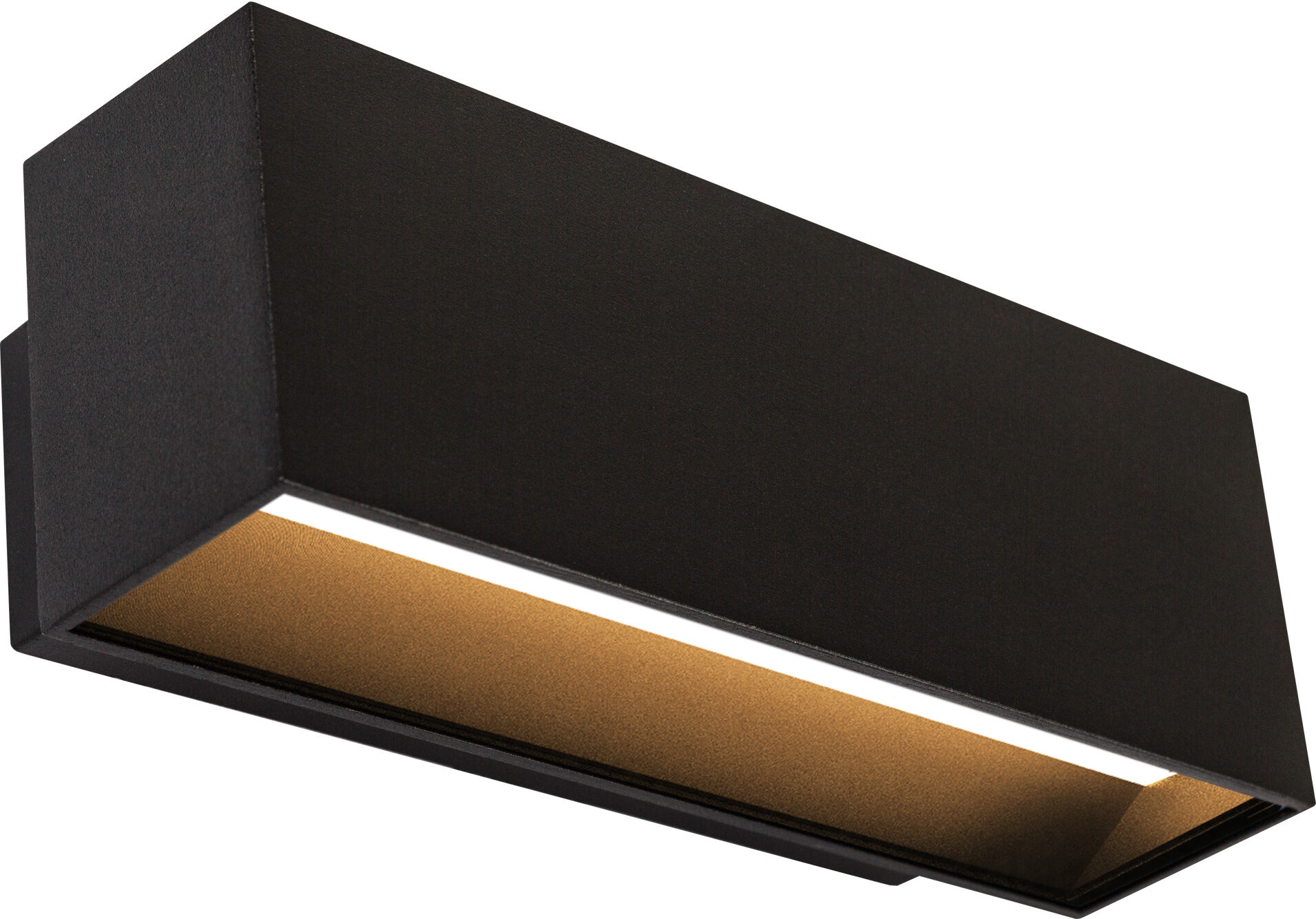 KS Verlichting Segment Up en Down Muurlamp Zwart Medium