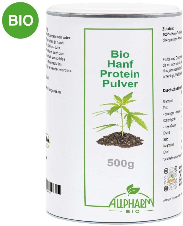Bio Hanf Protein Pulver Allpharm