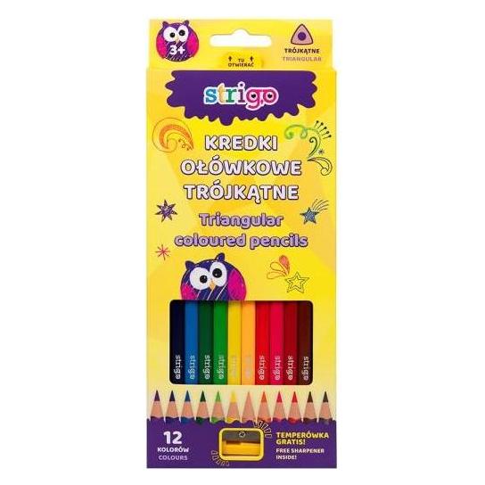 Stigo Bike Dreieckige Buntstifte, 12 Farben STRIGO (12x) (41927808)