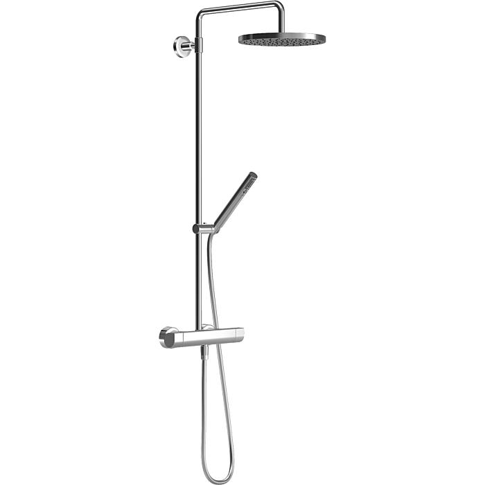 Hansa Duschsystem Hansatempra Style 58429103 Aufputz Brausethermostat, Kopfbrause, chrom