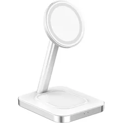Force Power 15W double Wireless Charger (15 W), Wireless Charger, Weiss