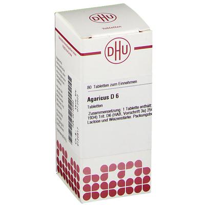 Agaricus D 6 Tabletten 80 St