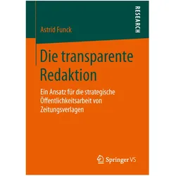 Die transparente Redaktion, Fachbücher von Astrid Funck