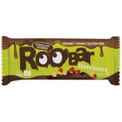 RooBar Hazelnut Chocolate Covered Riegel bio