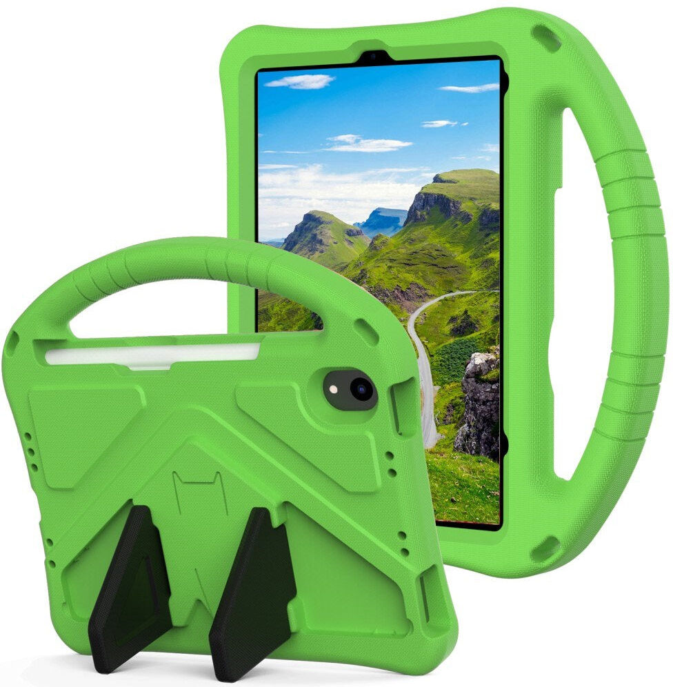 EIDERWOOD iPad mini (2024) / mini (2021) Børnecover m. Kickstand - Grøn