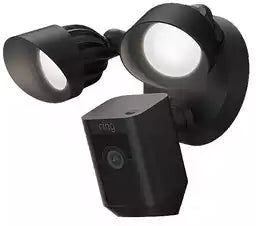 Ring Floodlight Wired Plus Cam Security Camera CCTV - Black, New