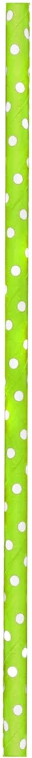 Firstpack Set da 3000 pezzi Cannuccia verde con puntini bianchi 0,6 x 0,6 x 19,7 cm