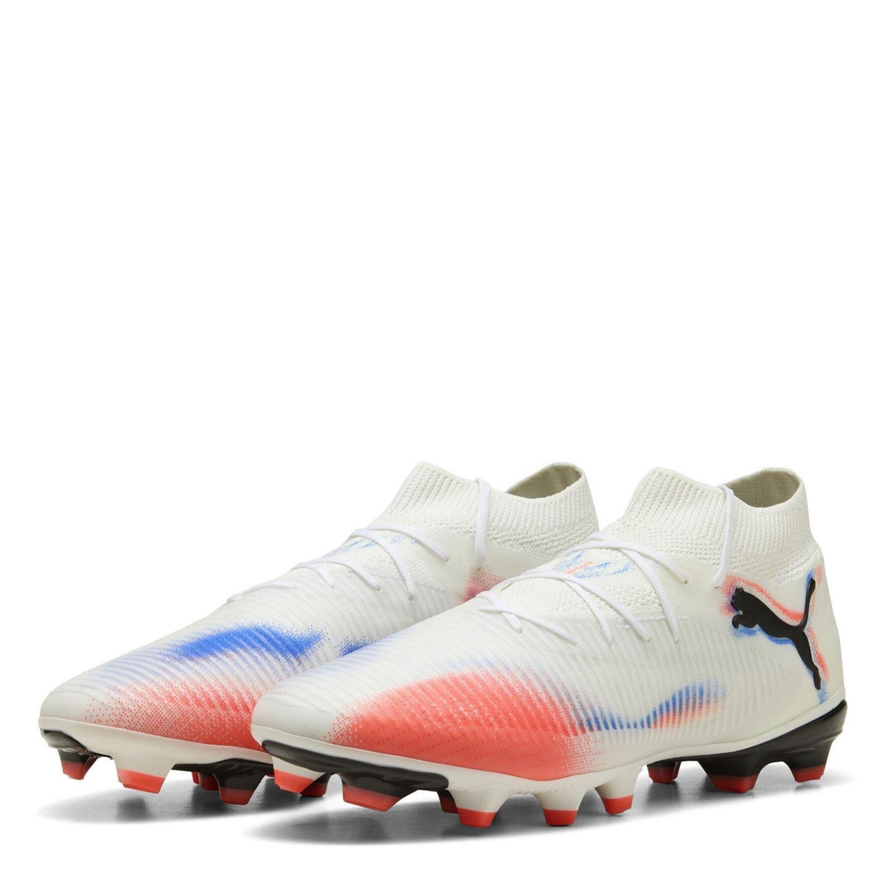 Puma - "Future 8 Pro" Künstlicher Boden Fußballschuhe für Herren (Weiß/Schwarz/Rot)