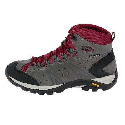 Wanderschuh BRÜTTING "Trekkingstiefel Mount Bona High", Damen, Gr. 41, grau, Veloursleder, Schuhe Wanderschuh